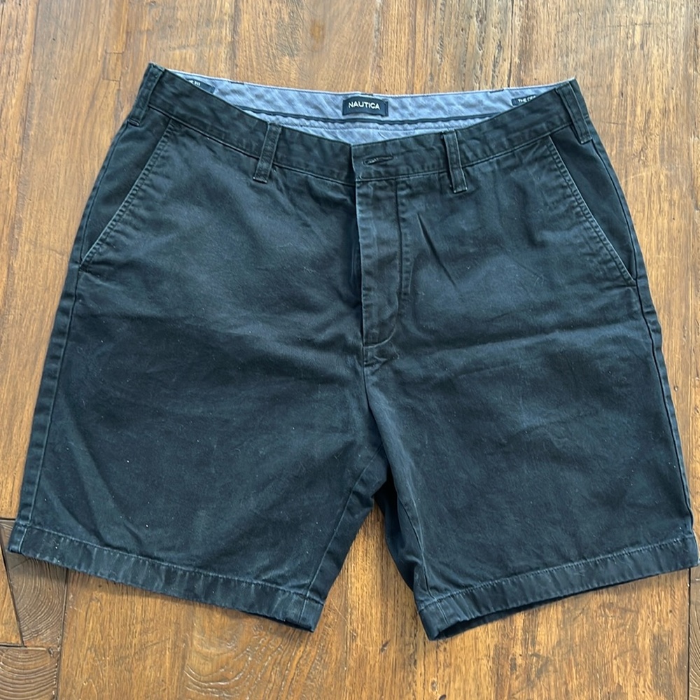 Men’s Black Nautical Shorts